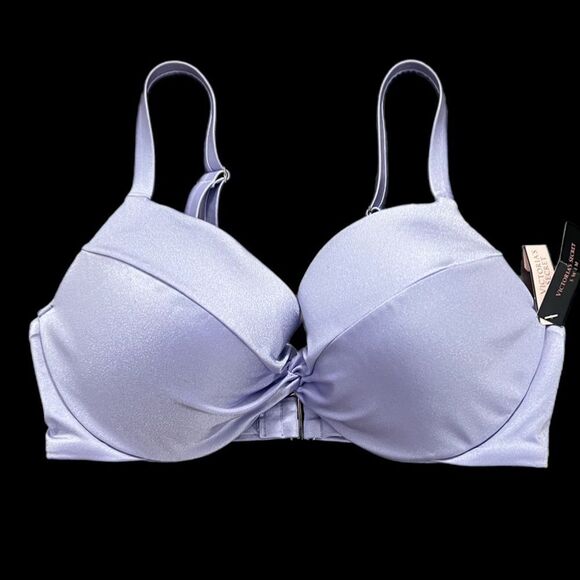 Victorias Secret Swim Twist Removable Push-Up Padding Bikini top Lavender 34D - Picture 6 of 7